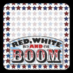 Red White and Boom stickers