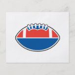 red white blue football icon graphic flyers