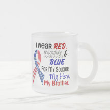 Red White Blue For My Brother Mug