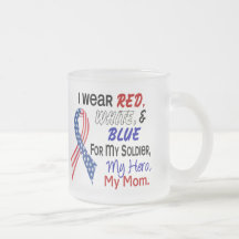 Red White Blue For My Mom Mug