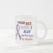 Red White Blue For My Mommy Mugs
