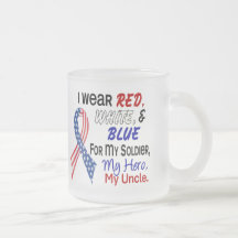 Red White Blue For My Uncle Mug