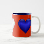 Red White & Blue hearts mugs
