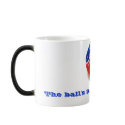 Red White & Blue Star Tennsball mugs