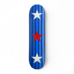 Red White & Blue Stars and Stripes Deck Skate Decks