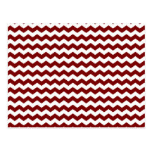 Red white chevrons postcard