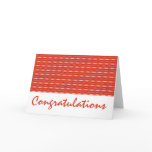 Red White Congratulations