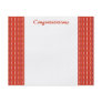 Red White Congratulations
