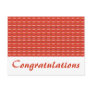 Red White Congratulations