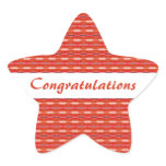 Red White Congratulations