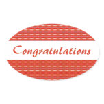 Red White Congratulations