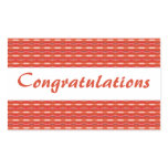 Red White Congratulations