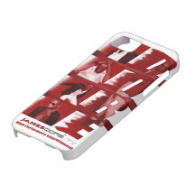 RED WHITE Dore iPhone Case #1 iPhone 5 Case