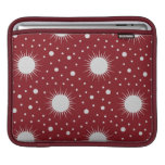 Red  & White Gallaxy Design iPad Sleeves