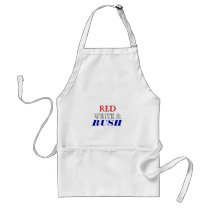 Red White Rush Apron