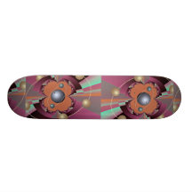 Red window Orbit Skateboard Decks