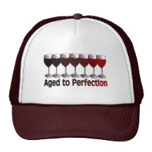 Red Wine Birthday Mesh Hat