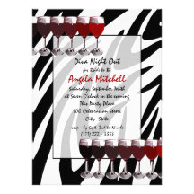 Red Wine Social Invitation