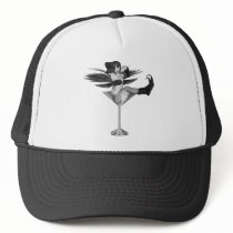 Red Wing Freaky Fairy Girl Martini Glass 3D