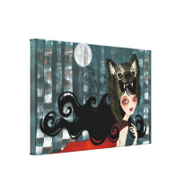 Red Wrapped Canvas TBA Canvas Print