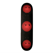 Red Yeah Right Smiley Skate Boards