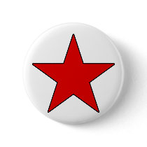 Red Yellow Orange White Five Point Star Pentagram