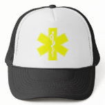 Red Yellow Orange White Nurse EMS Star of Life hats