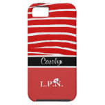 Red Zebra Pattern+Name+L.P.N