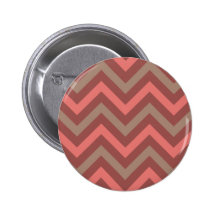 Red Zig Zag Pattern Button