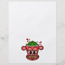 Red zombie monkey flyer