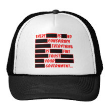 Redacted Trust Your Government Everything Fine Hat