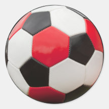 redblkwhtball sticker