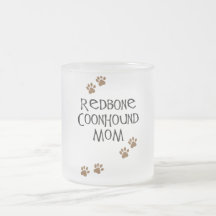 Redbone Coonhound Mom Coffee Mugs
