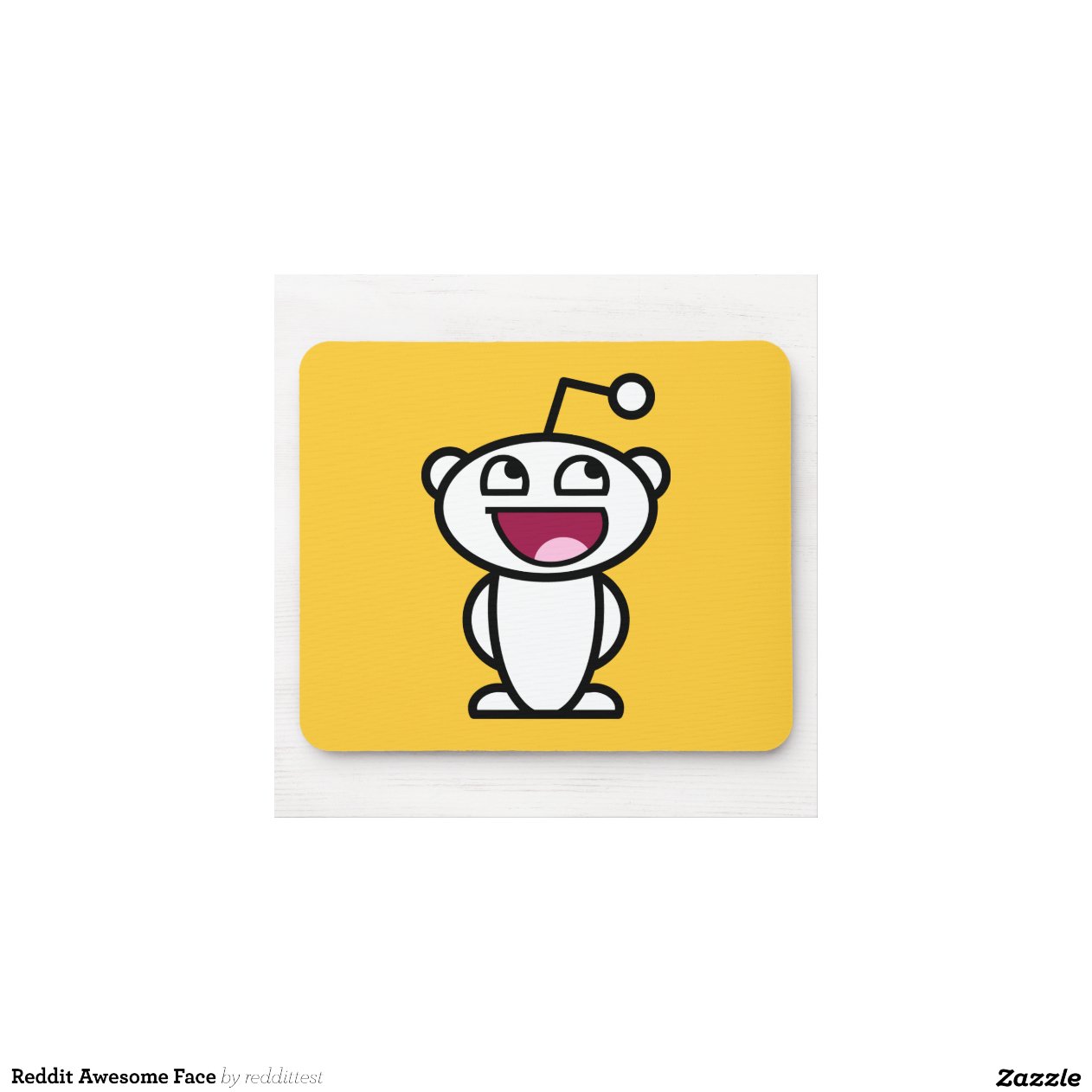 Reddit Awesome Face Mouse Pad Zazzle