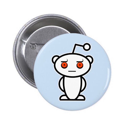 Reddit Disapproval Pinback Buttons