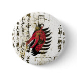 reddragon, kanjiopentemplate pinback button