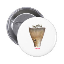 Redfish FishTails Pinback Button