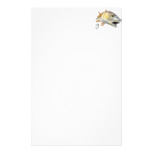 Redfish Strike Personalized Stationery
