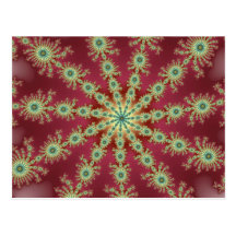 Redgreen Star Post Card