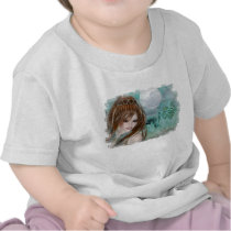 Redhead Elf & Blue Glass Night Designs T-shirts