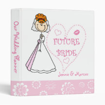 Redhead Future Bride Wedding Planner Binder