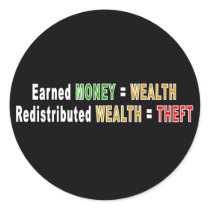 Redistributed Wealth stickers