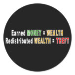 Redistributed Wealth stickers