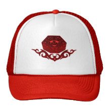 redmetaltribal trucker hats