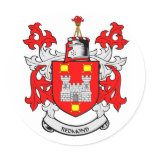 REDMOND Coat of Arms Stickers