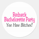 Redneck Bachelorette Party Yee Haw Sticker