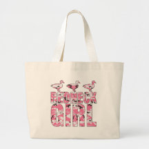 Redneck Girl Pink Camouflage 3 Ducks Canvas Bag