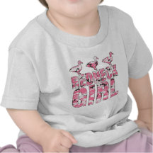 Redneck Girl Pink Camouflage 3 Ducks Tshirts