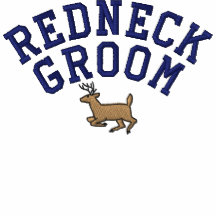 Redneck Groom Embroidered Shirt