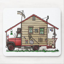 Redneck Hillbilly Camper Mousepads
